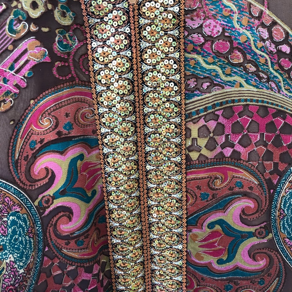 Vintage bell sleeved dress from Egypt